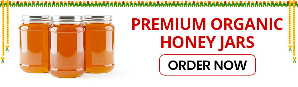 Premium Organic Honey Jars