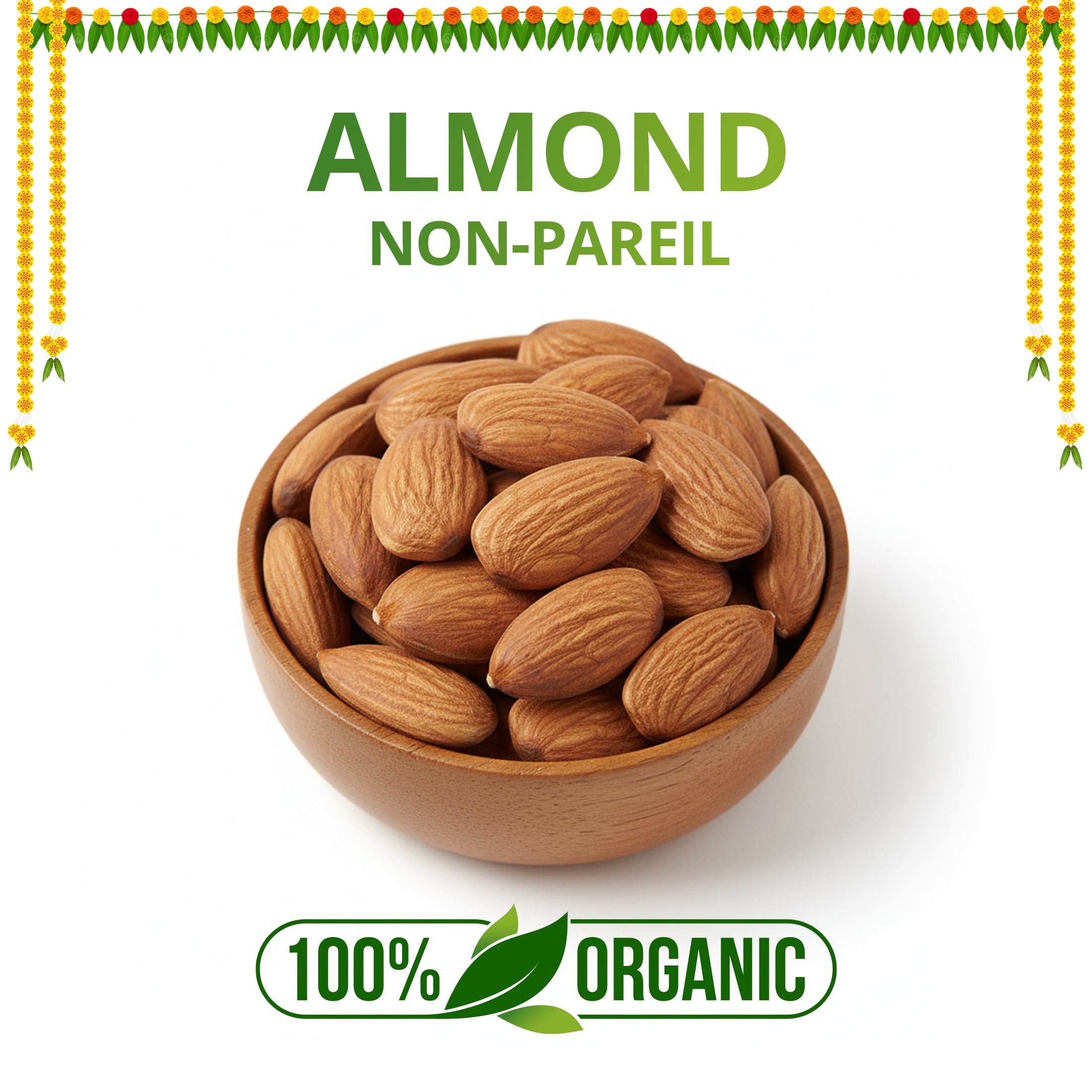 Almond Non-Pareil (Regular) 1 Kg