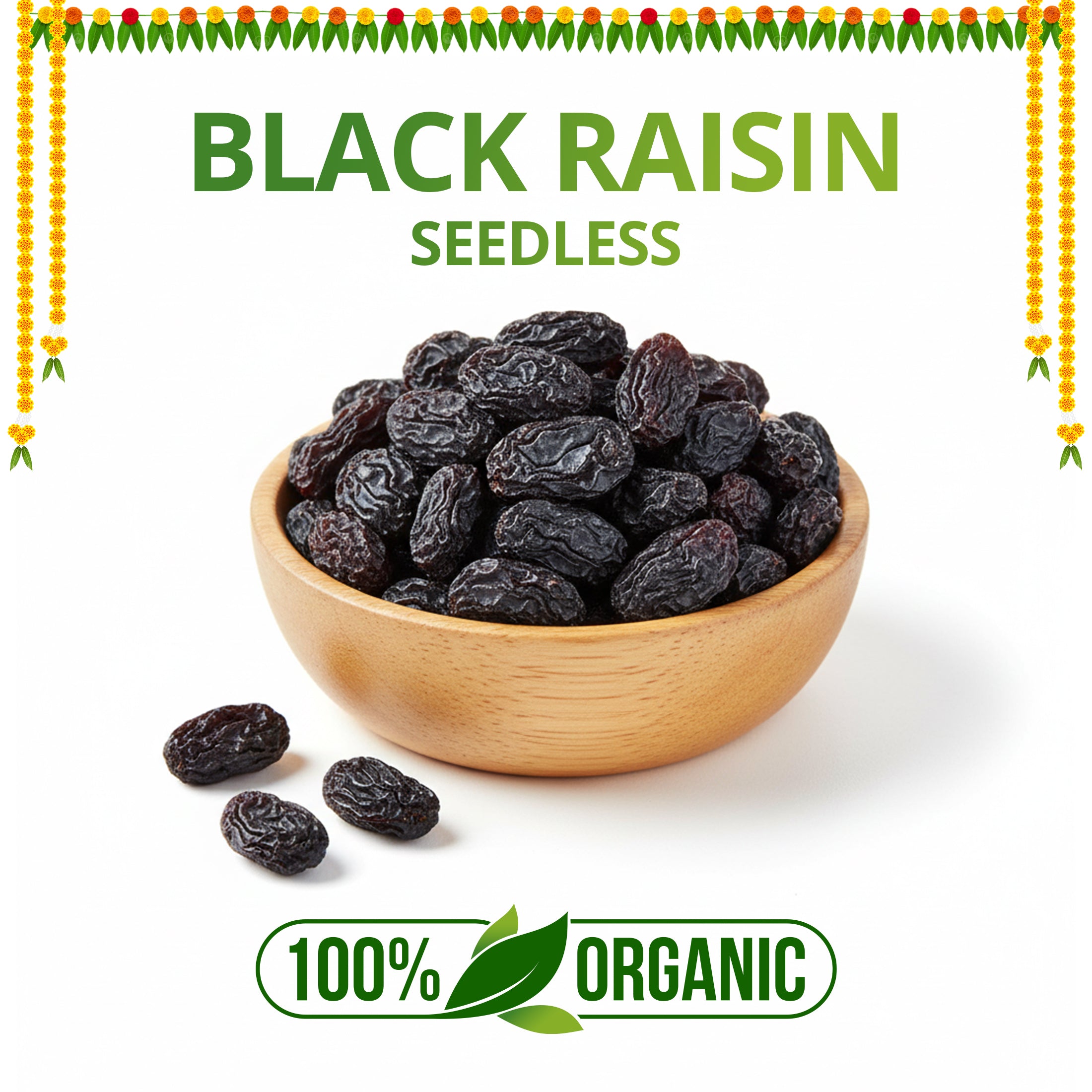Black Raisin Seedless 1 Kg